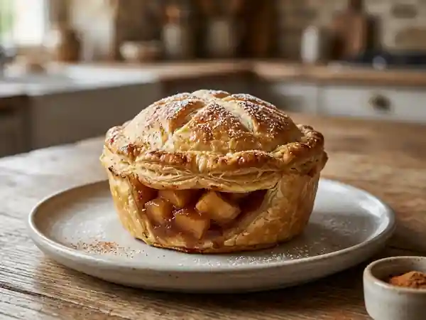 Timbale gourmande de pommes à la cannelle - Photo de présentation