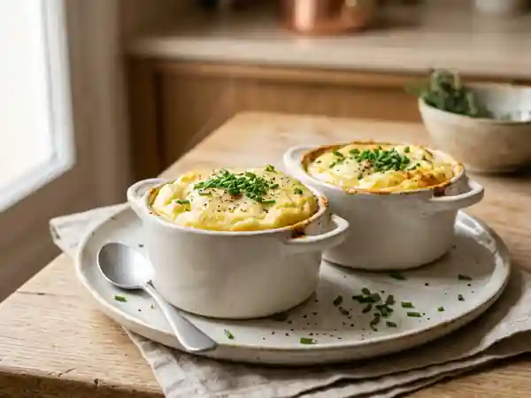 Timbales d'œufs crémeuses au Carré Frais : recette facile et gourmande - Photo de présentation