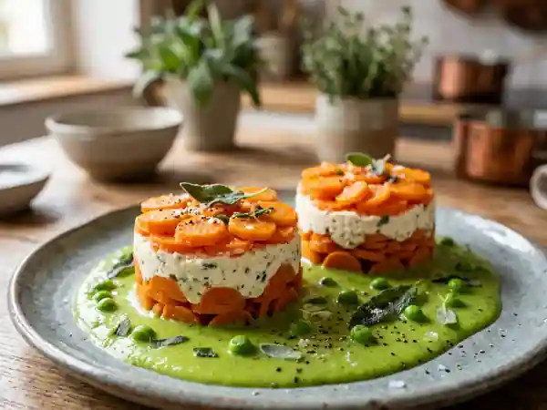 Timbales Fondantes Carotte-Ricotta - Photo de présentation