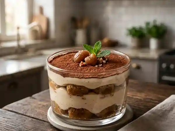 Tiramisu onctueux à la crème de châtaigne - Photo de présentation