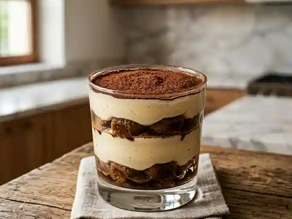 Tiramisu fondant au café serré - Photo de présentation