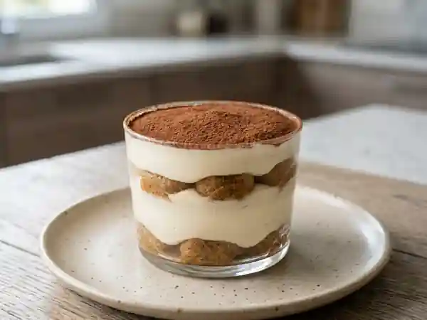 Tiramisu Enfantin Sans Caféine : Dessert Crémeux et Ludique - Photo de présentation