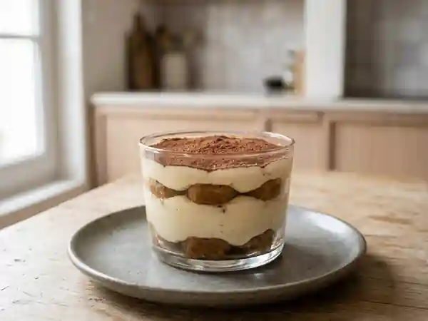 Tiramisu Express : Dessert Italien Crémeux et Facile à Préparer - Photo de présentation