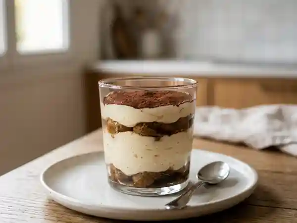 Tiramisu facile et gourmand pour une personne - Photo de présentation