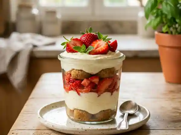 Tiramisu Fraises & Mascarpone Fondant - Photo de présentation
