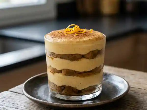 Tiramisu Fondant Courge et Orange - Photo de présentation