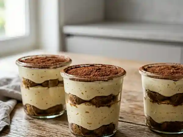 Tiramisu italien traditionnel : dessert crémeux et gourmand - Photo de présentation