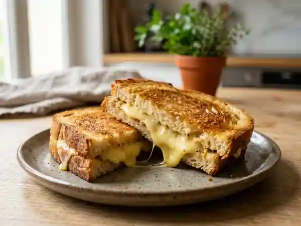 Toast au Chester Coulant et Croustillant - Photo de présentation