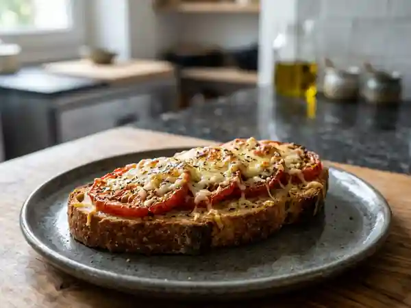 Toast Provençal Gourmand aux Saveurs Méditerranéennes - Photo de présentation