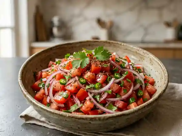 Tomates épicées au cumin et coriandre - Photo de présentation