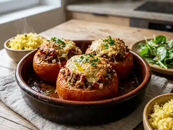Tomates Farcies Fondantes au Poivron et Bœuf - Photo de présentation