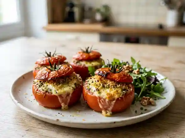Tomates Farcies au Chèvre Chaud : Recette Facile et Savoureuse - Photo de présentation