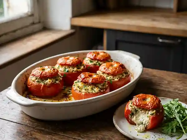 Tomates Farcies au Chèvre Frais : Recette Facile et Savoureuse - Photo de présentation