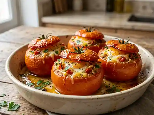 Tomates Farcies aux Œufs : Recette Simple et Savoureuse - Photo de présentation