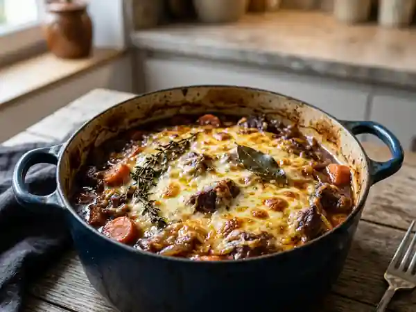 Tome daubée fondante au vin rouge - Photo de présentation