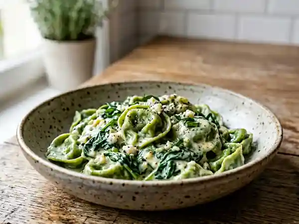 Tortellinis fondants au gorgonzola corsé - Photo de présentation