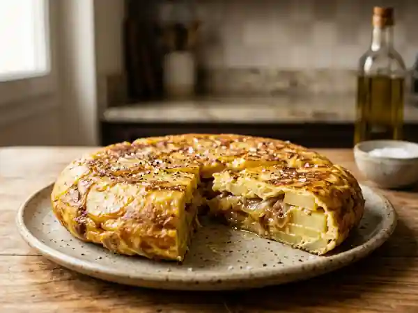 Tortilla espagnole traditionnelle : recette facile et savoureuse - Photo de présentation