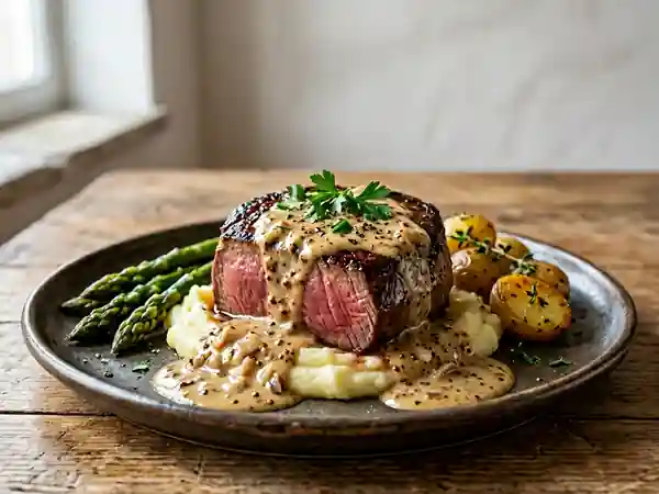 Tournedos de bœuf crémeux à la moutarde - Photo de présentation