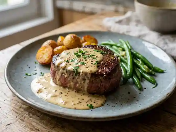 Tournedos de bœuf à la dijonnaise : recette classique et savoureuse - Photo de présentation