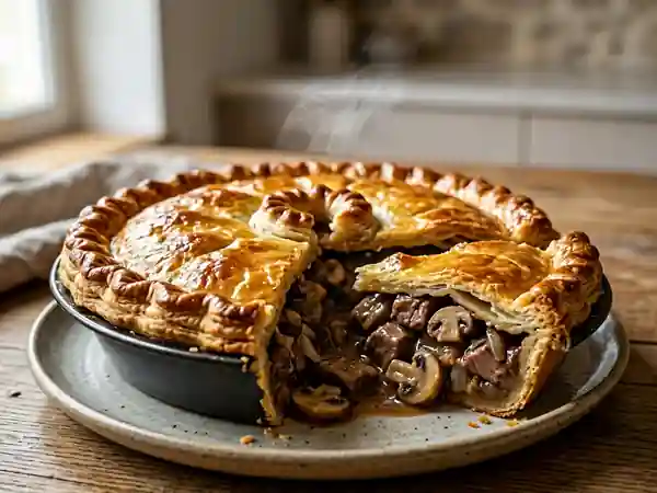Kidney Pie : tourte anglaise fondante - Photo de présentation