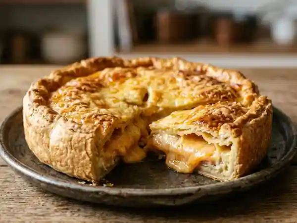 Tourte au Maroilles Fondante et Savoureuse - Photo de présentation