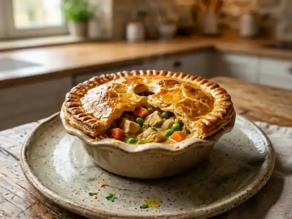 Chicken Pie Fondante au Curry - Photo de présentation