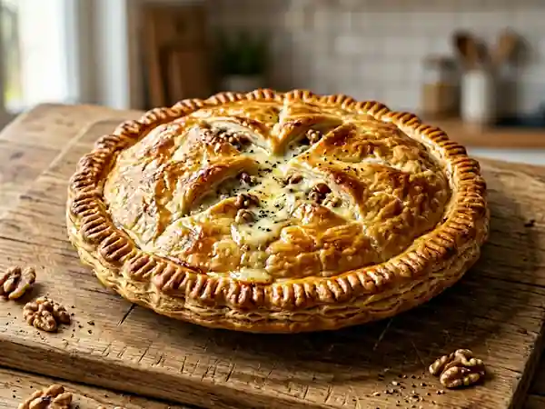Tourte au Roquefort Fondante et Savoureuse - Photo de présentation