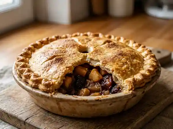 Tourte Automnale Pruneaux et Pommes Fondantes - Photo de présentation