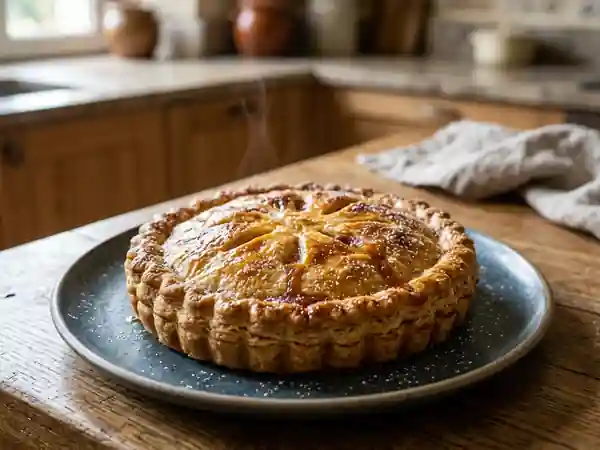 Tourte croustillante aux mirabelles fondantes - Photo de présentation