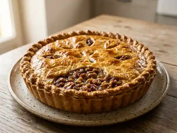 Tourte Engadine Croquante au Caramel - Photo de présentation