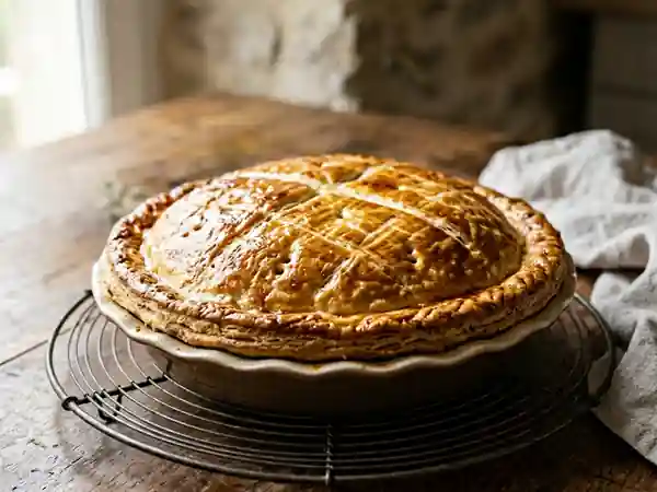 Tourte aux oignons fondante et savoureuse - Photo de présentation