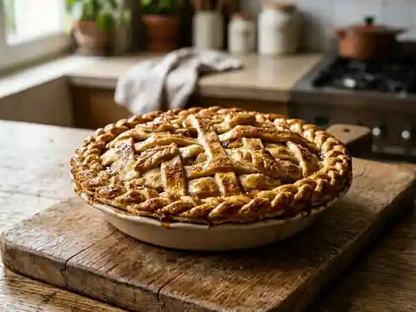 Pear Pie croustillante aux poires fondantes - Photo de présentation