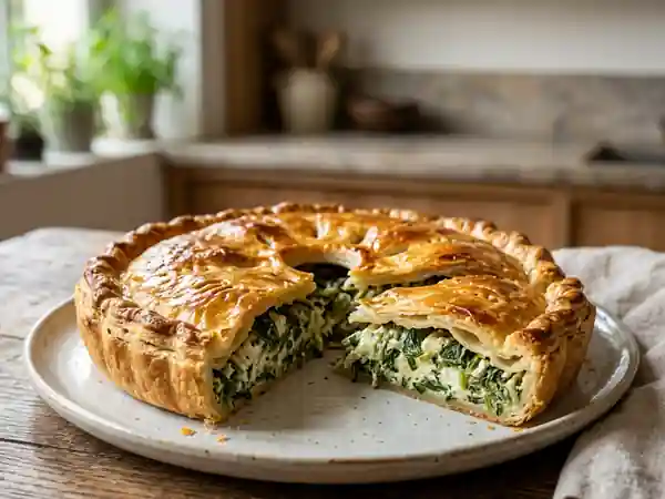 Tourte Corse Fondante au Brocciu et Blettes - Photo de présentation