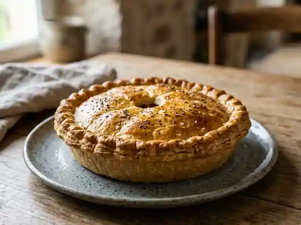 Tourte des templiers bœuf et champignons - Photo de présentation