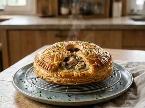 Tourte du volailler traditionnelle : recette facile et gourmande - Photo de présentation