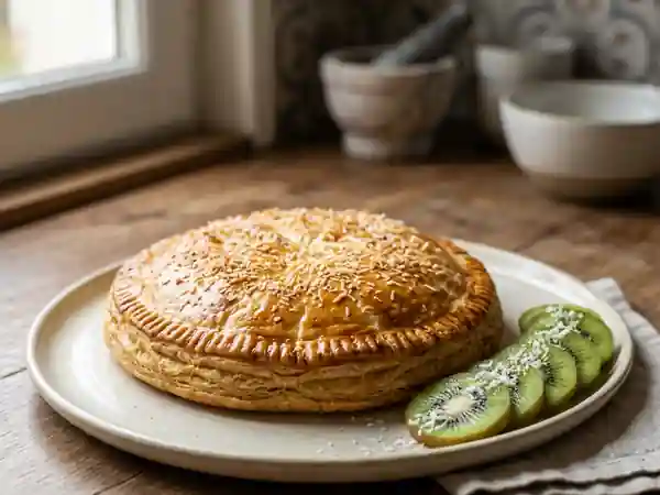 Tourte Fondante au Kiwi et Coco - Photo de présentation