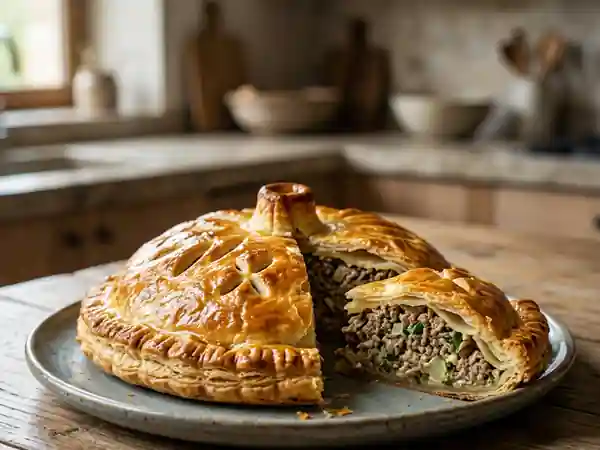 Tourte Pyrénéenne Traditionnelle : Recette Authentique et Savoureuse - Photo de présentation