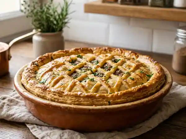Tourtière landaise fondante au quatre-épices - Photo de présentation