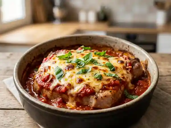 Tranche de porc à la pizzaïola savoureuse et facile - Photo de présentation