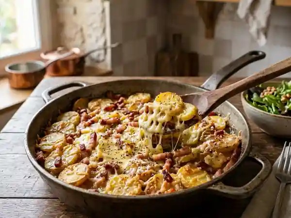 Truffade auvergnate fondante et croustillante - Photo de présentation