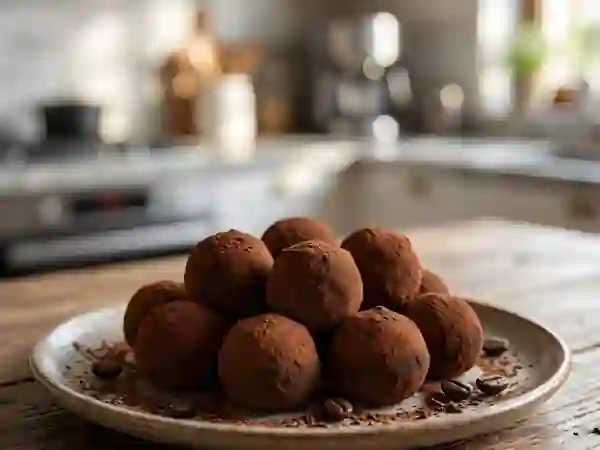 Truffes au café fondantes et corsées - Photo de présentation