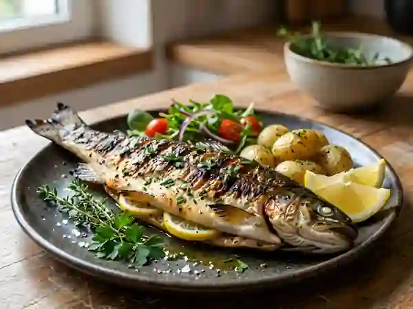 Truites Grillées au Citron et Thym Frais - Photo de présentation