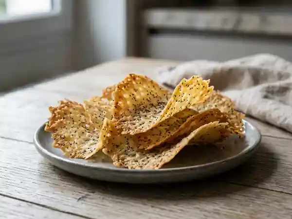 Tuiles au parmesan et pavot ultra-craquantes - Photo de présentation