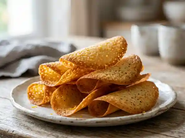 Tuiles à l'orange fines et craquantes - Photo de présentation