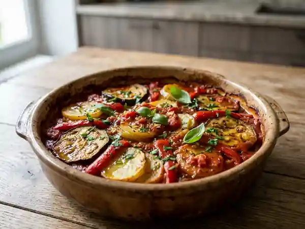 Tumbet Majorquin : Légumes Méditerranéens Rôtis à la Mode de Majorque - Photo de présentation