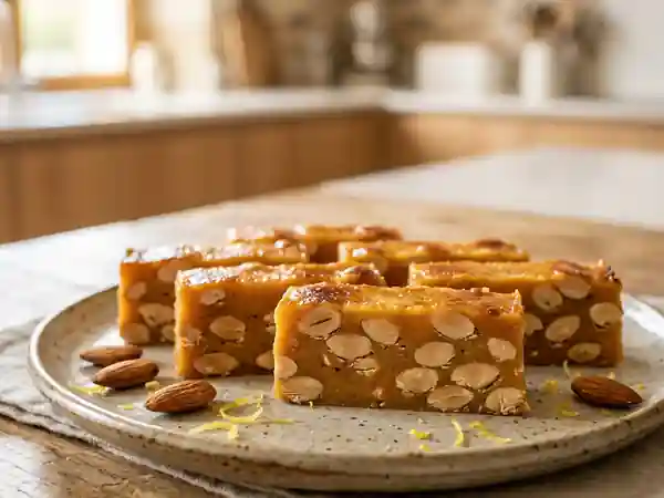 Turron de Yema traditionnel espagnol : douceur fondante au goût authentique - Photo de présentation