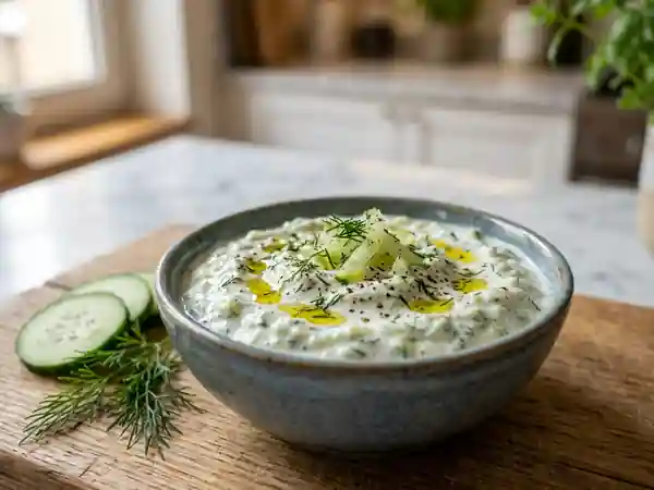 Tzatziki Frais à l'Aneth et Ail - Photo de présentation