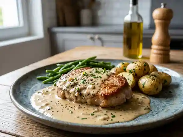 Veau fondant au roquefort et cognac - Photo de présentation