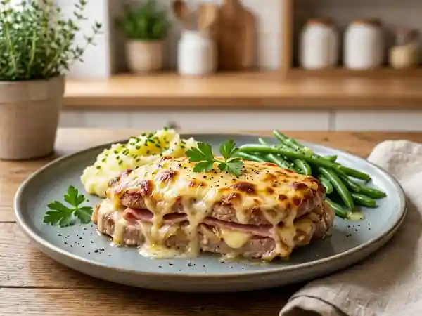 Veau Orloff fondant au fromage doré - Photo de présentation