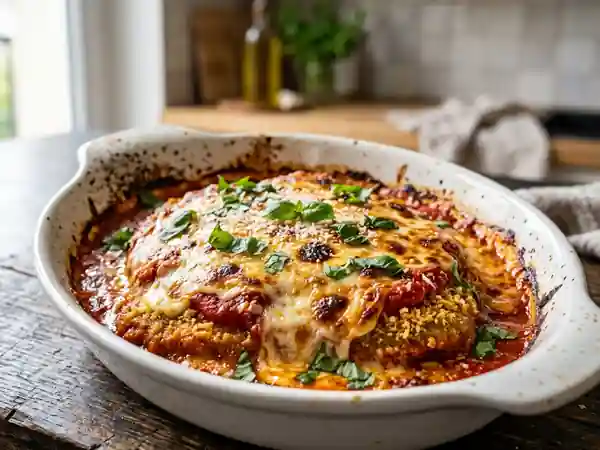 Veau Parmigiana au Fromage Fondant - Photo de présentation